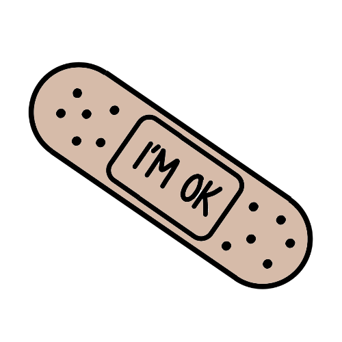 "I'm Okay" Plaster - Redline Graphics UK