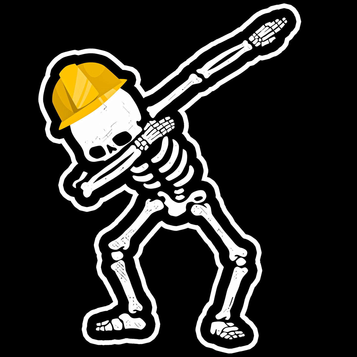 Dabbing Skeleton - Redline Graphics UK