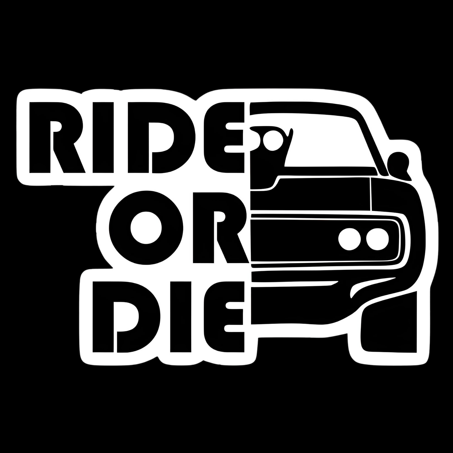 Ride Or Die (Design 1) - Redline Graphics UK