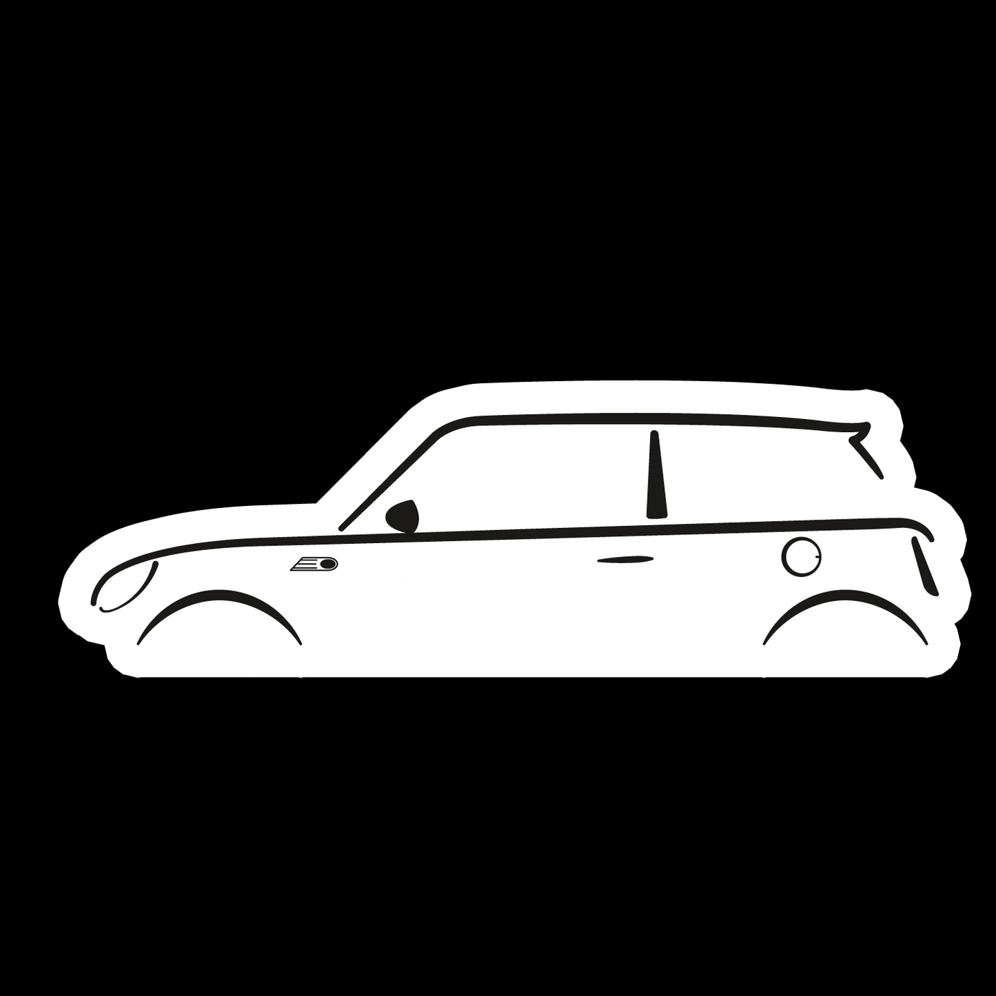 Mini R56 Outline - Redline Graphics UK