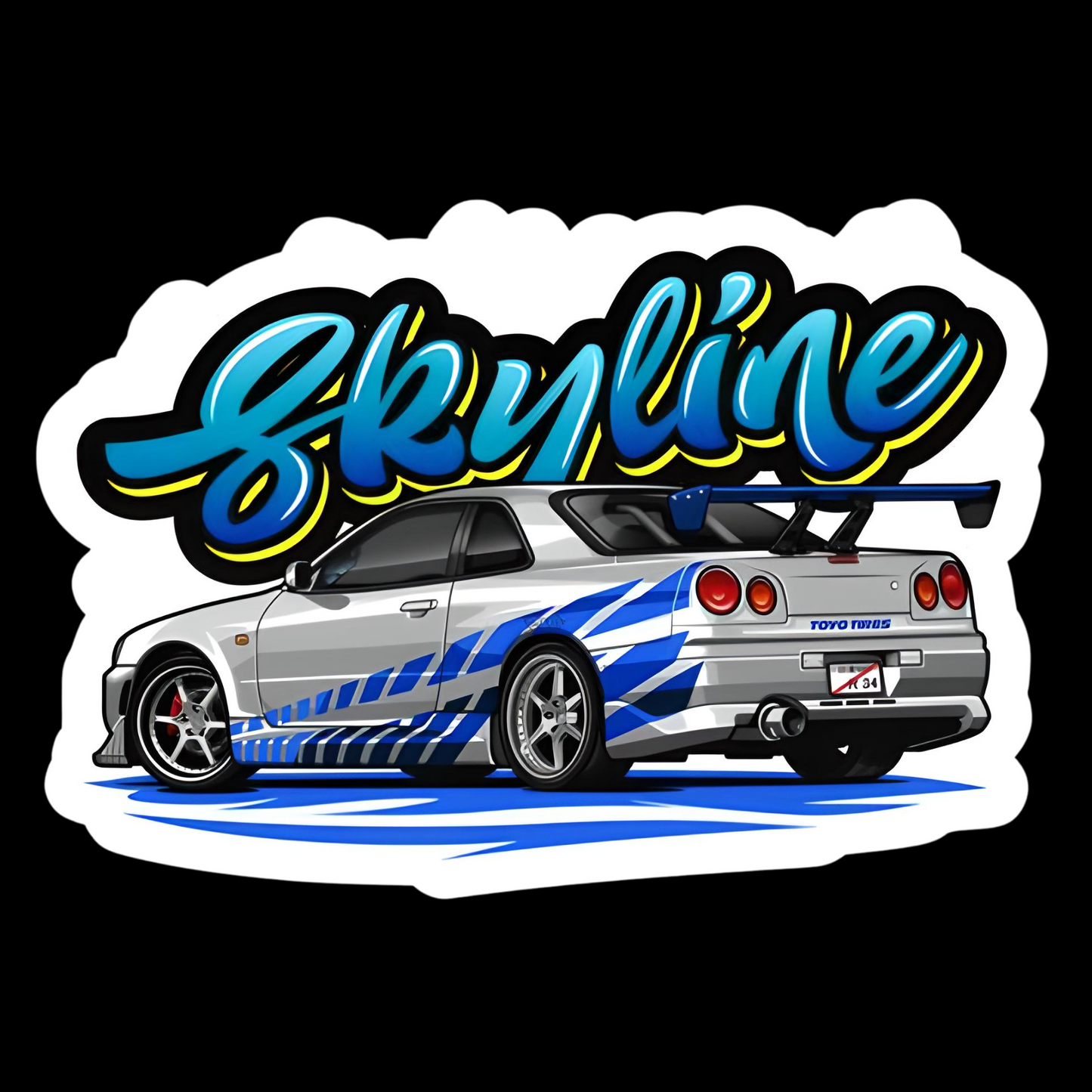 F&F Skyline R34 - Redline Graphics UK