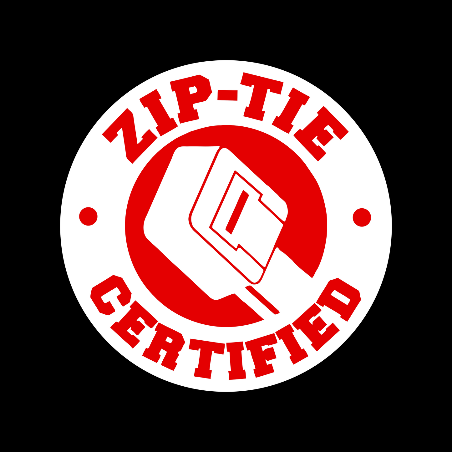 Zip-Tie Certified - Redline Graphics UK