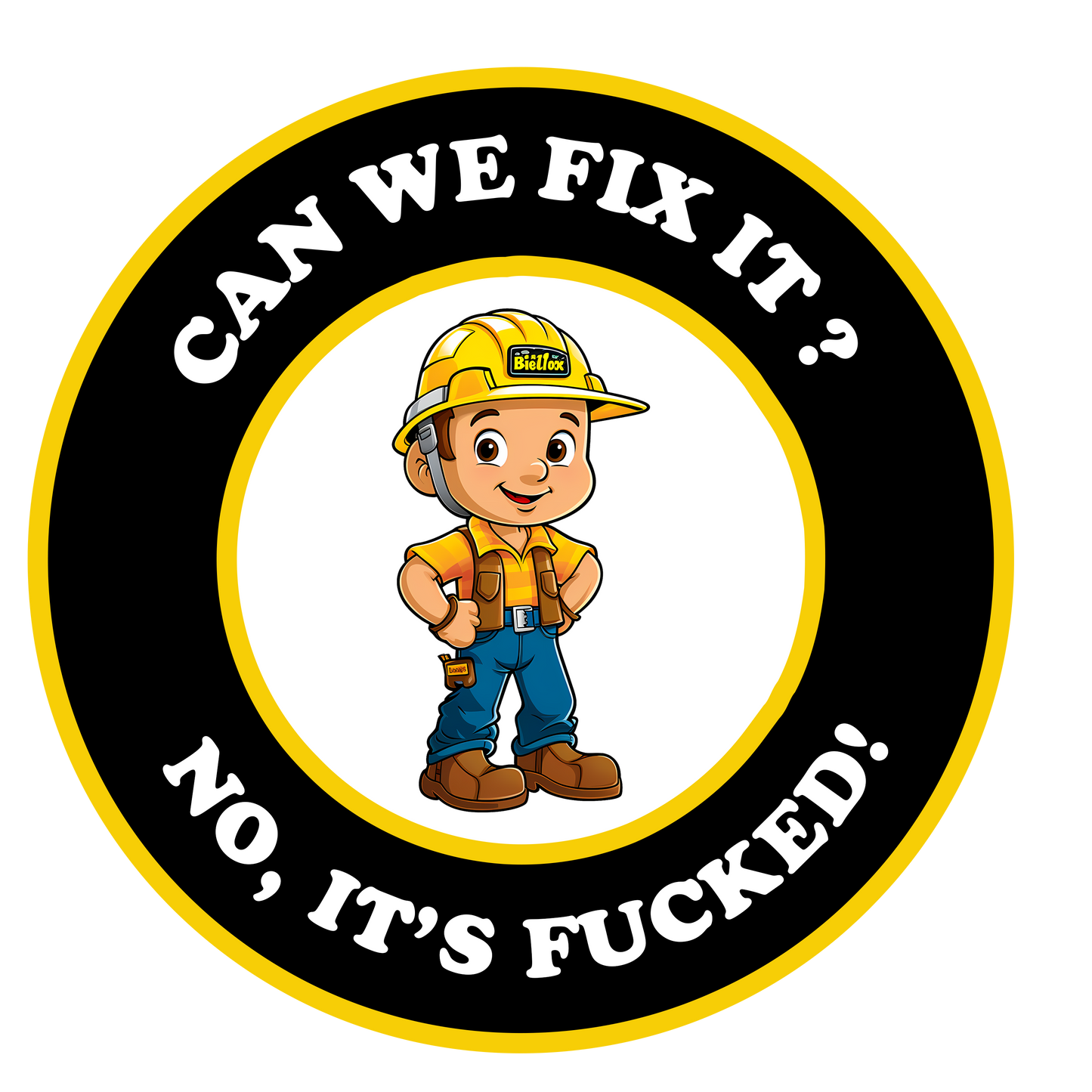 Can We Fix It? No, It's F*cked - Redline Graphics UK