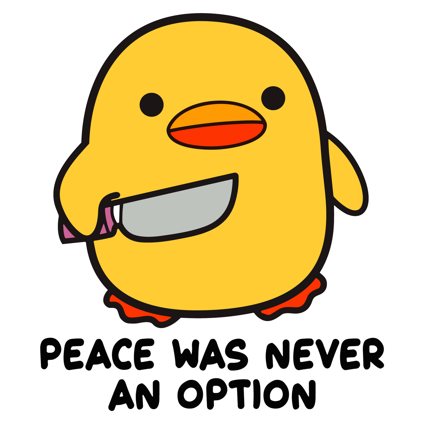 Peace Was Never An Option - Redline Graphics UK