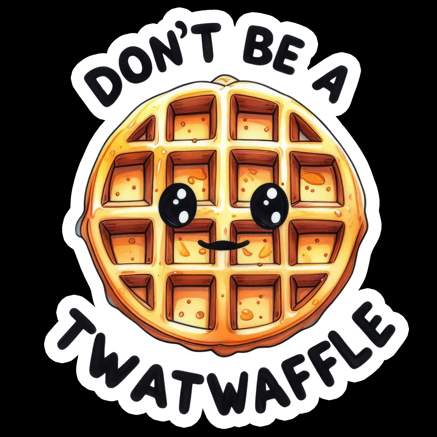 Don't Be A T*at Waffle (Design 1) - Redline Graphics UK