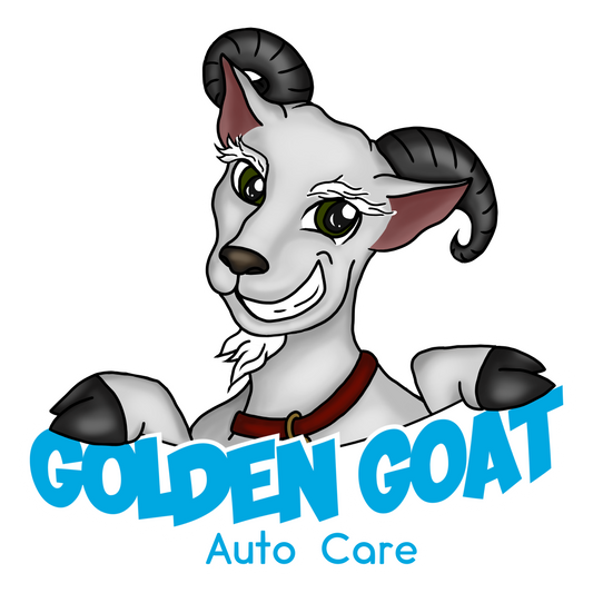 Golden Goat Auto Care Sticker (Design 2) - Redline Graphics UK