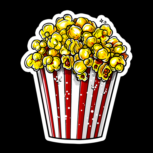 Cartoon Popcorn - Redline Graphics UK