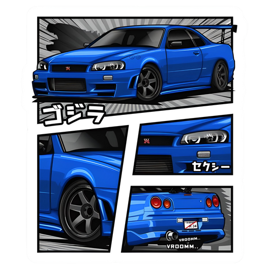 R34 Tribute - Redline Graphics UK