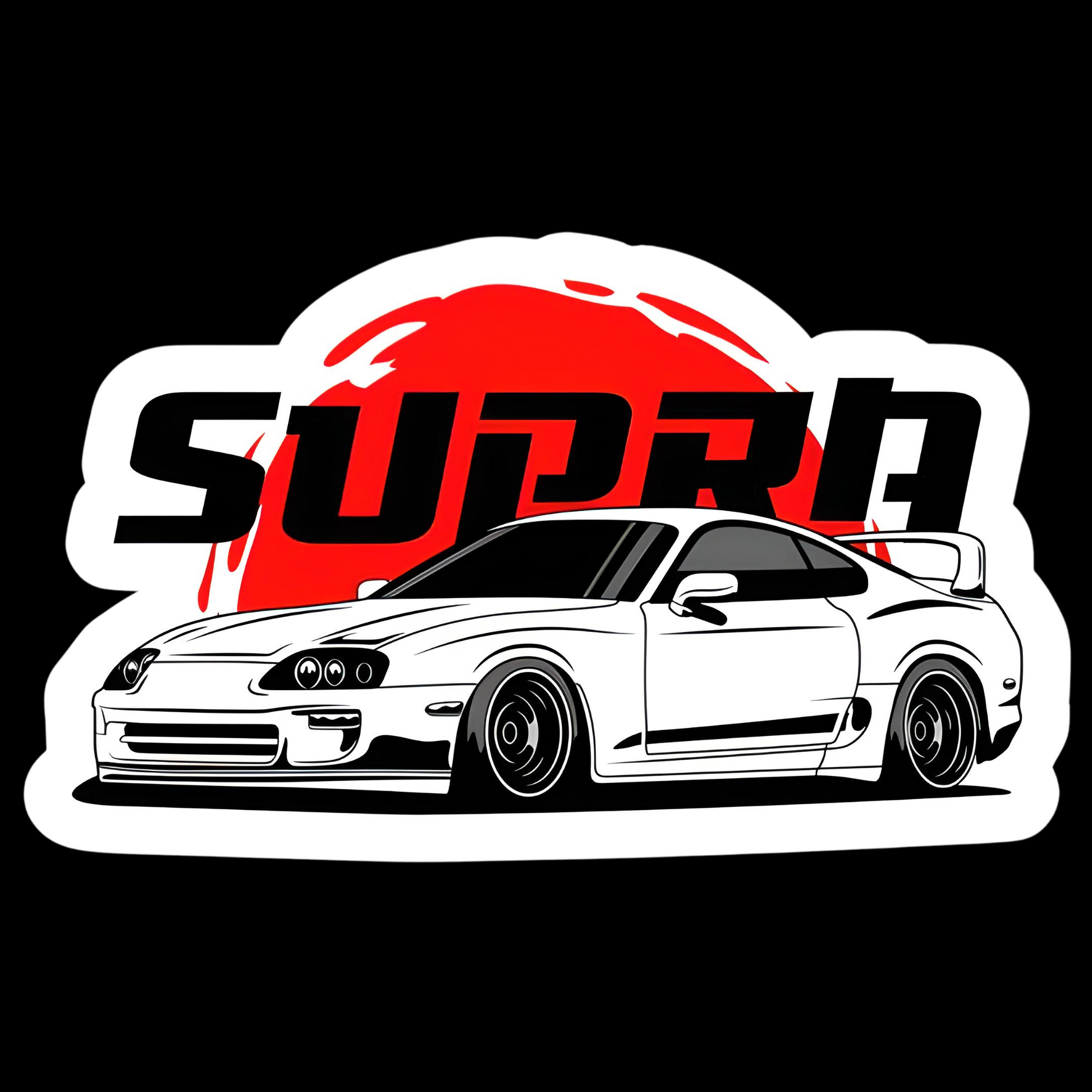 Toyota Supra MK4 (Design 1) - Redline Graphics UK