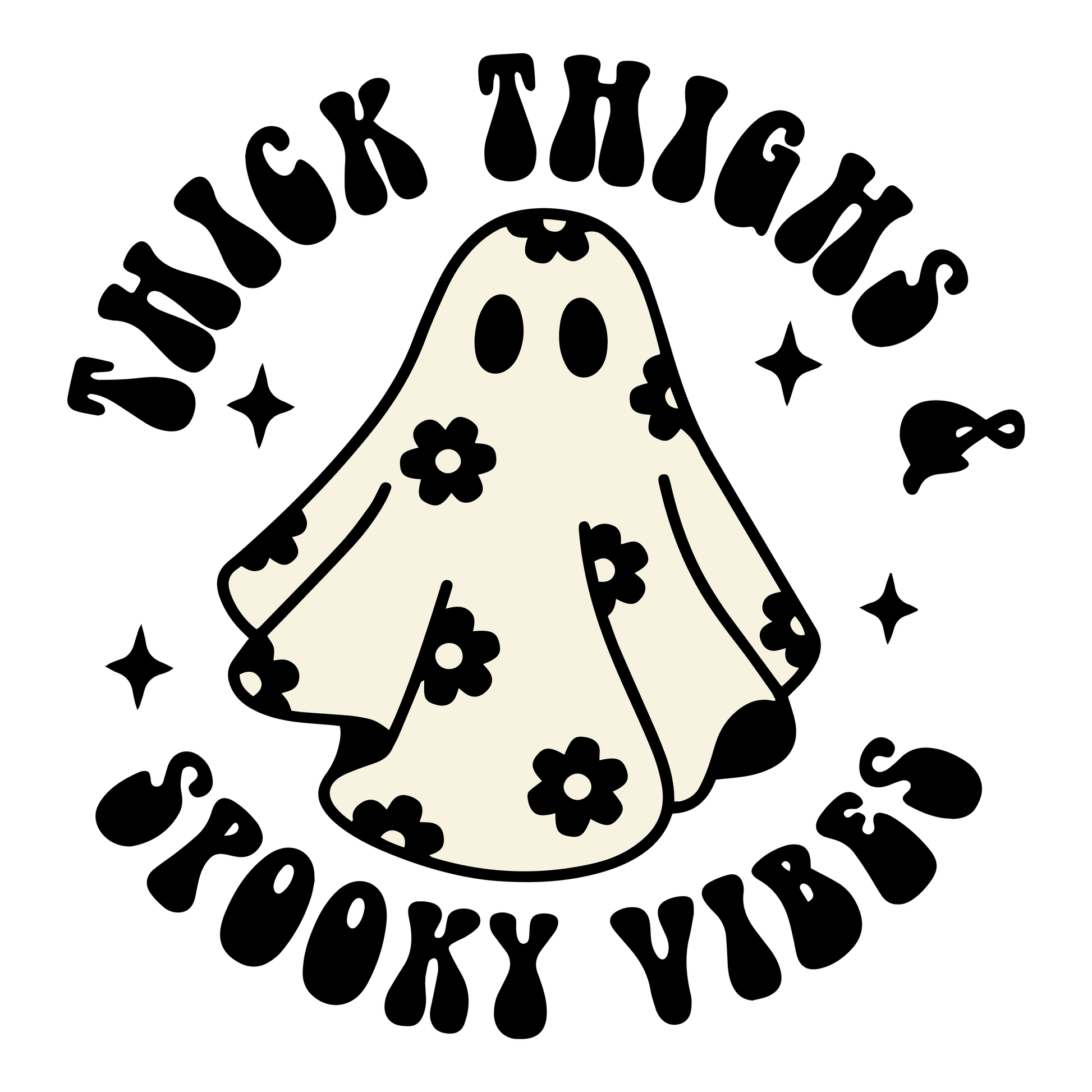 Thick Thighs & Spooky Vibes - Redline Graphics UK