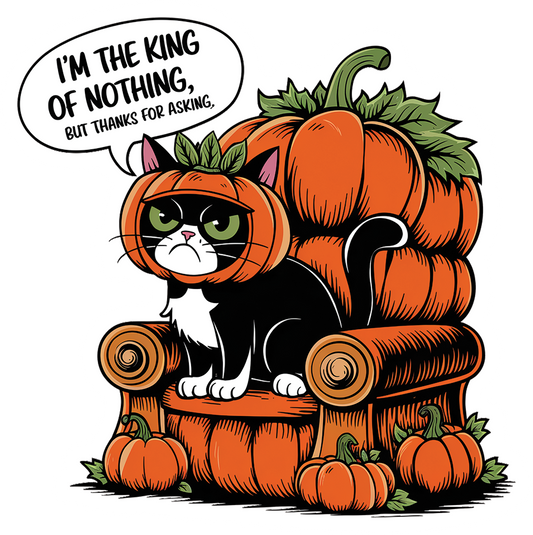 I'm The King Of Nothing, But Thanks For Asking - Redline Graphics UK