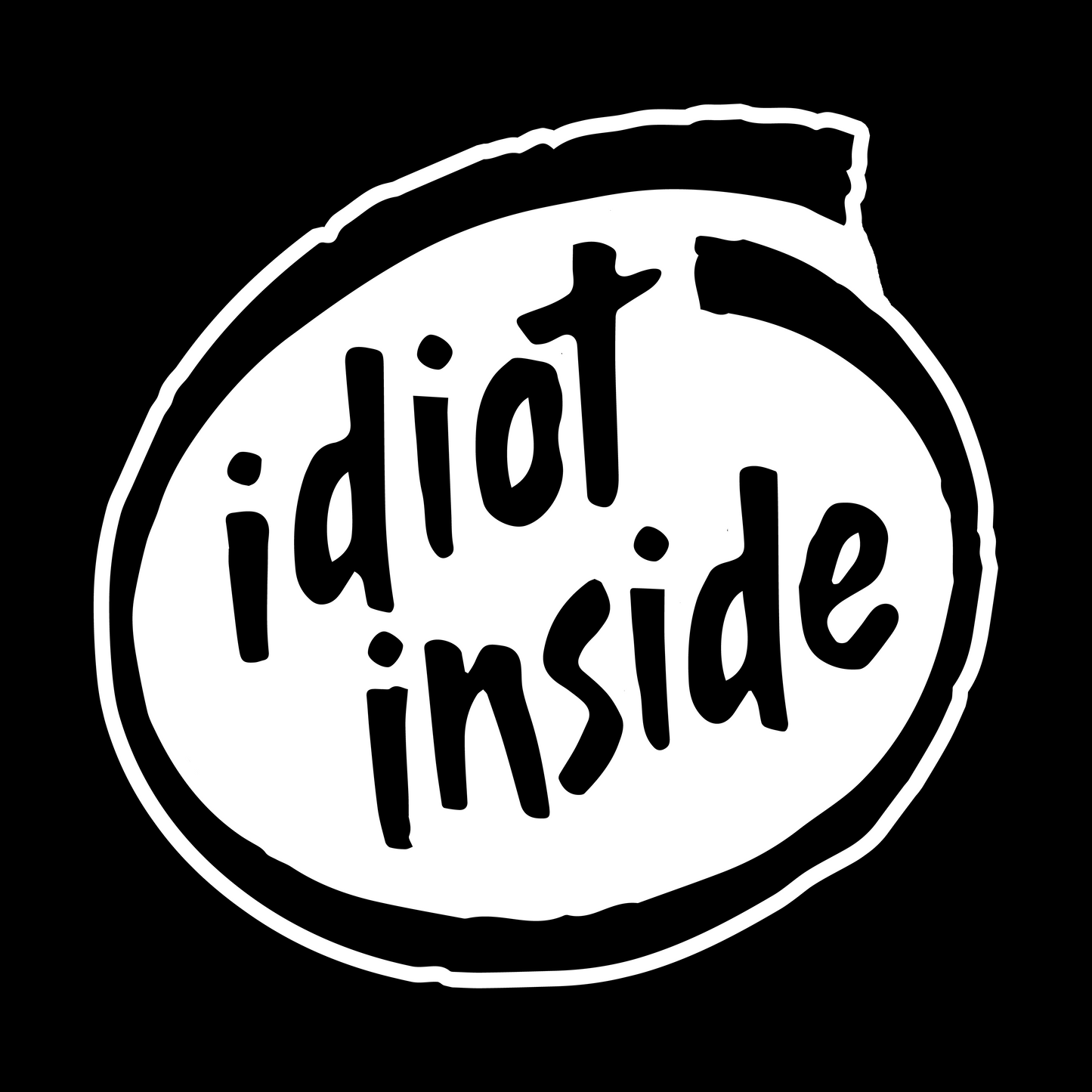 Idiot Inside - Redline Graphics UK