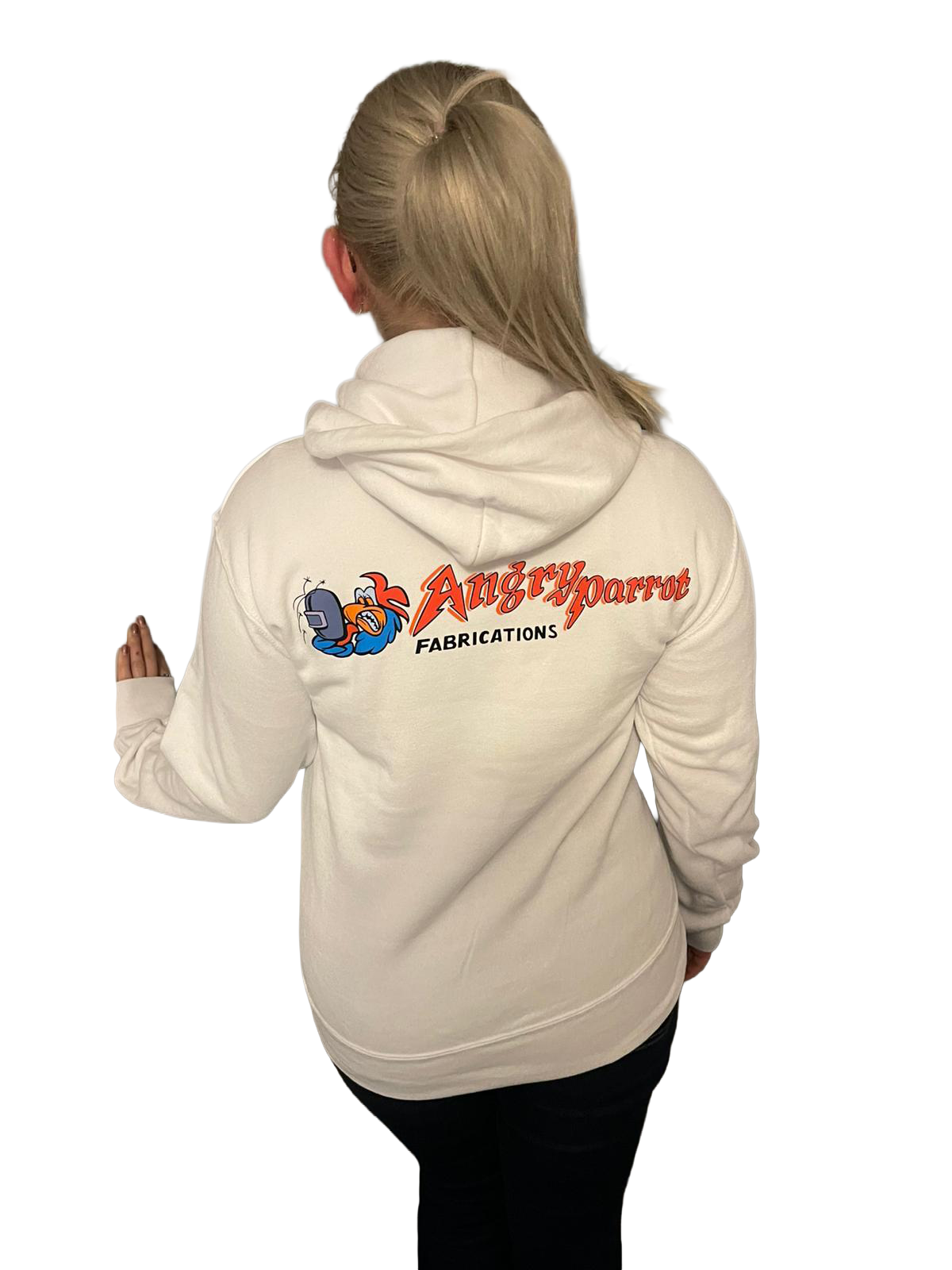 Angry Parrot Fabrications Hoodie - Redline Graphics UK