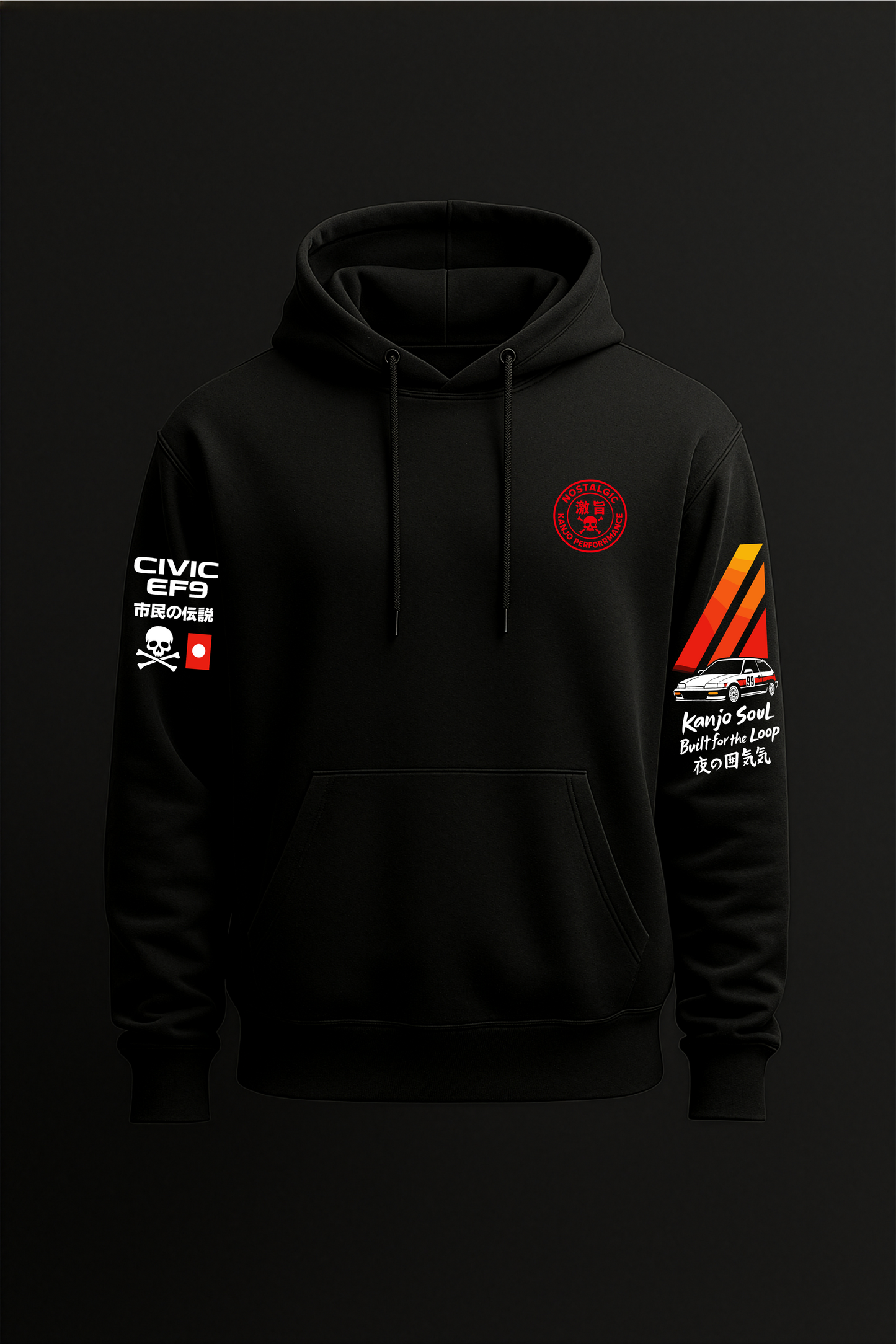 Kanjo Performance Tribute Hoodie - Redline Graphics UK