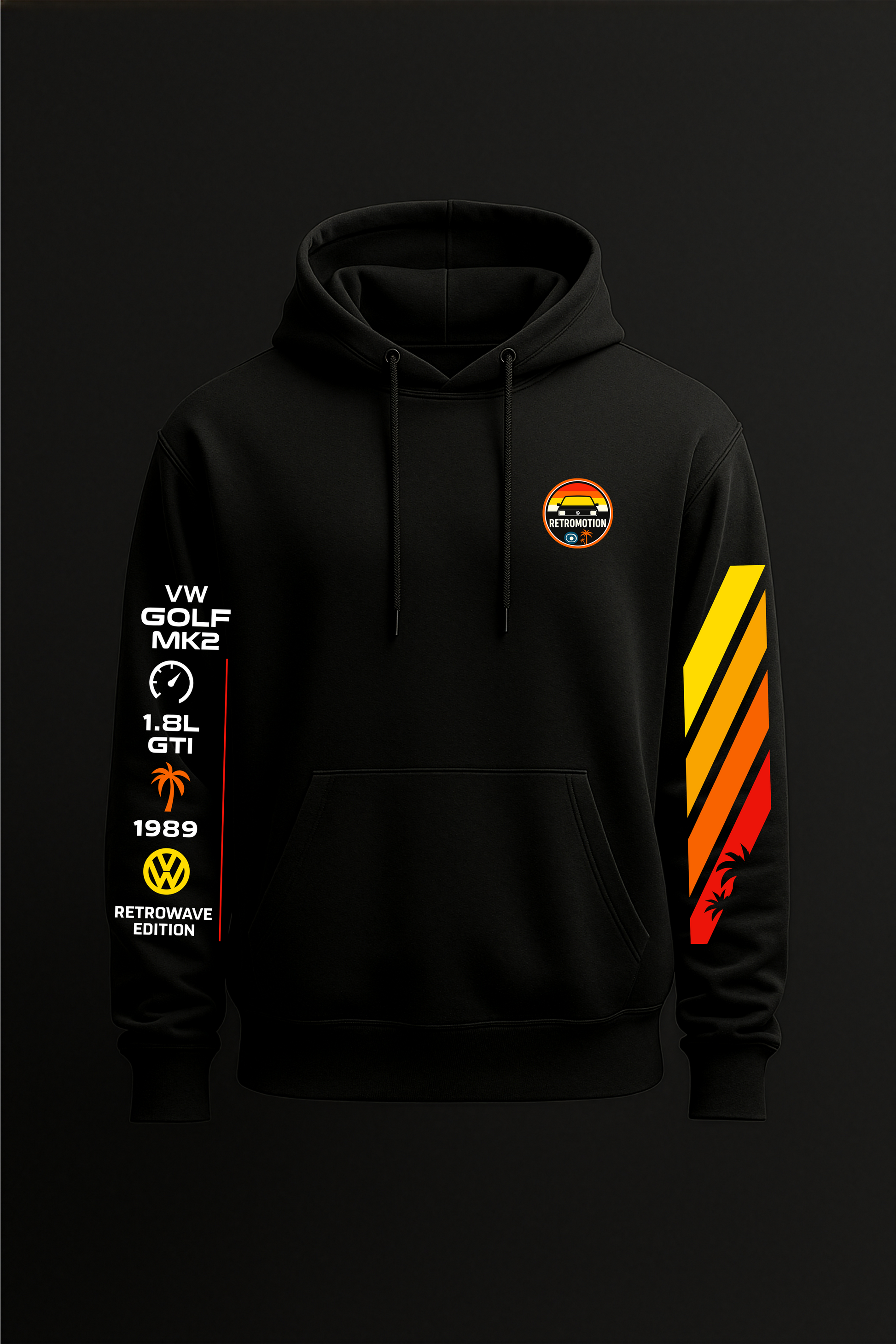 Retro VW Golf Hoodie - Redline Graphics UK