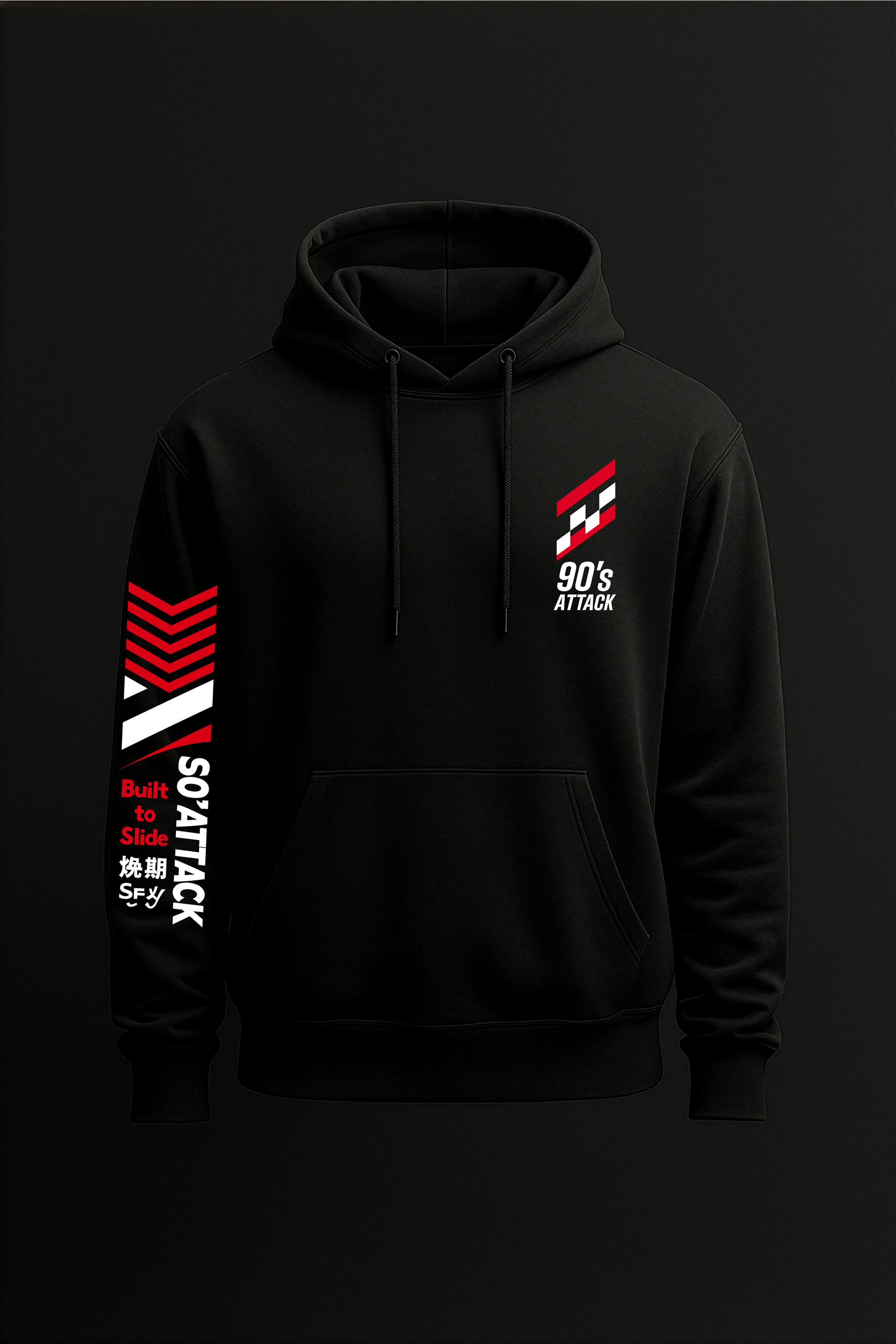 90's Attack Silvia Hoodie - Redline Graphics UK
