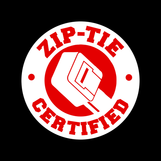 Zip-Tie Certified - Redline Graphics UK
