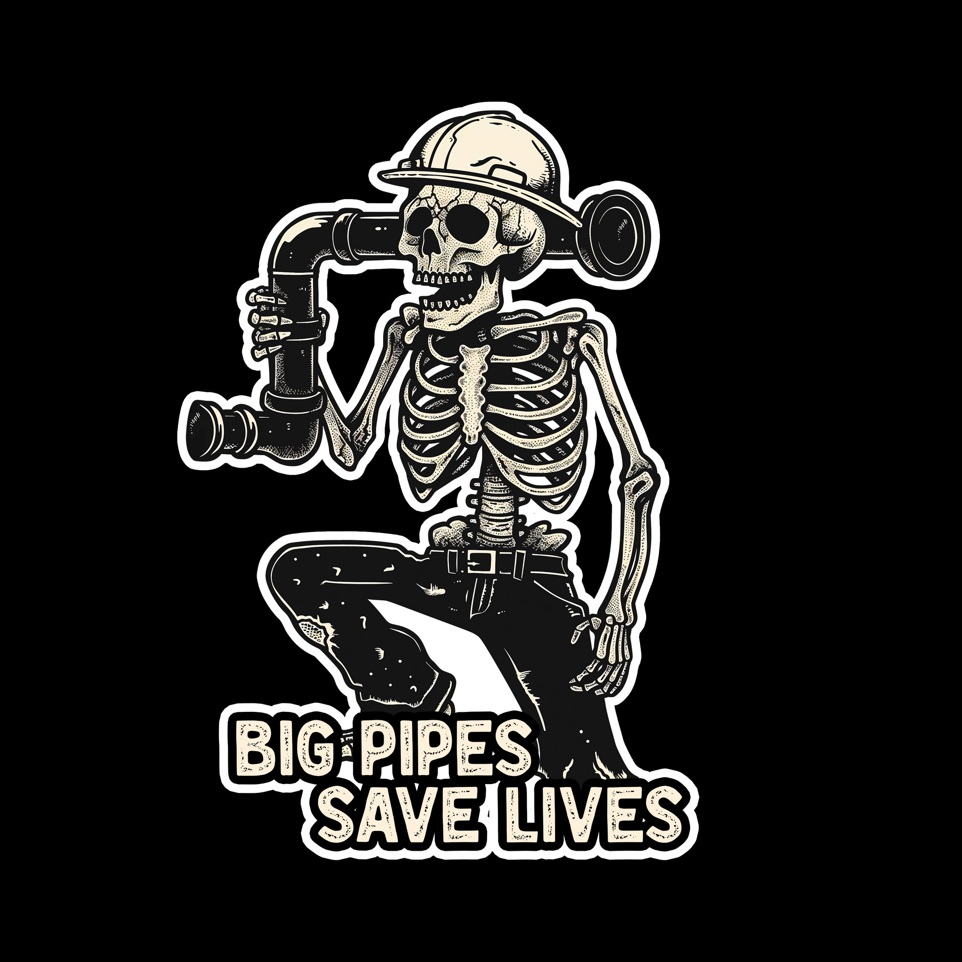 Big Pipes Save Lives - Redline Graphics UK