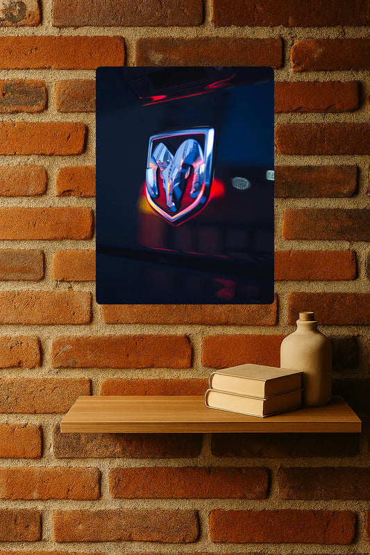 Dodge Ram Badge Close Up - Redline Graphics UK