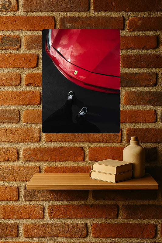 Ferrari Badge Close Up - Redline Graphics UK