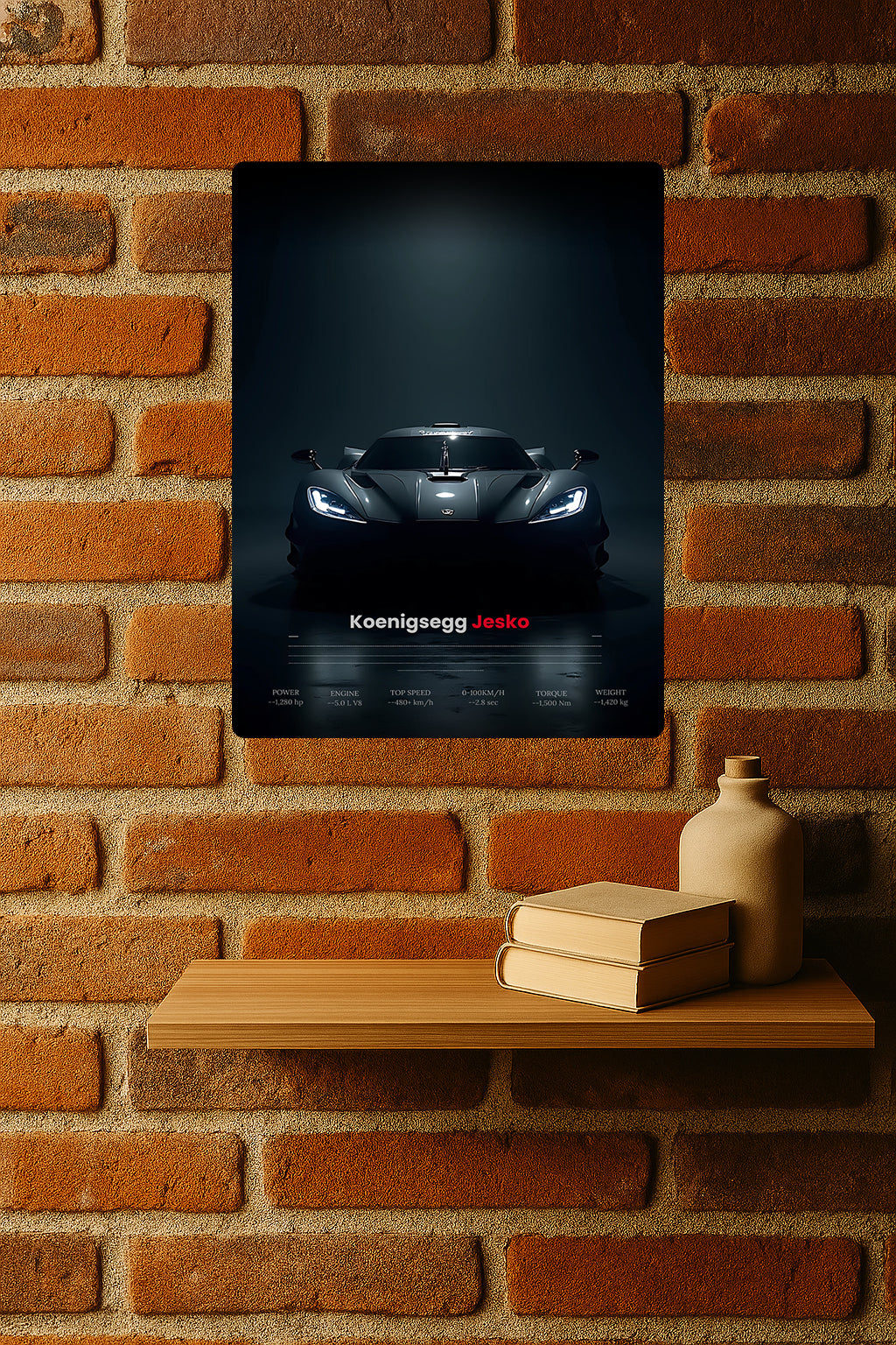 Koenigsegg Jesko | Design 2 - Redline Graphics UK