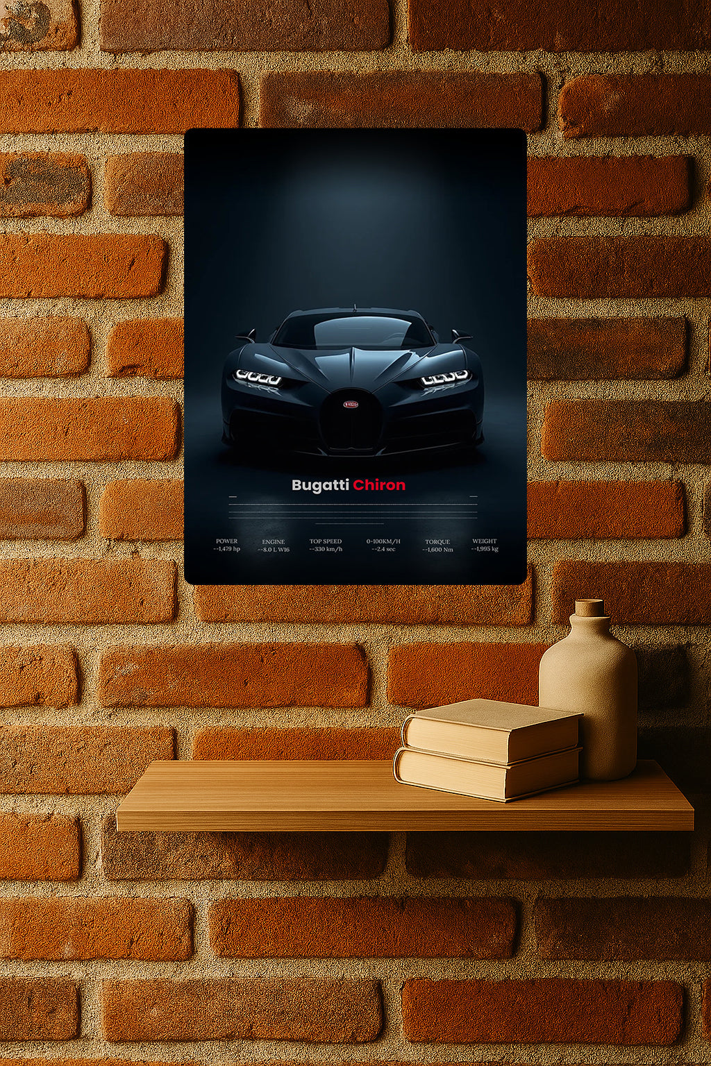 Bugatti Chiron | Design 2 - Redline Graphics UK