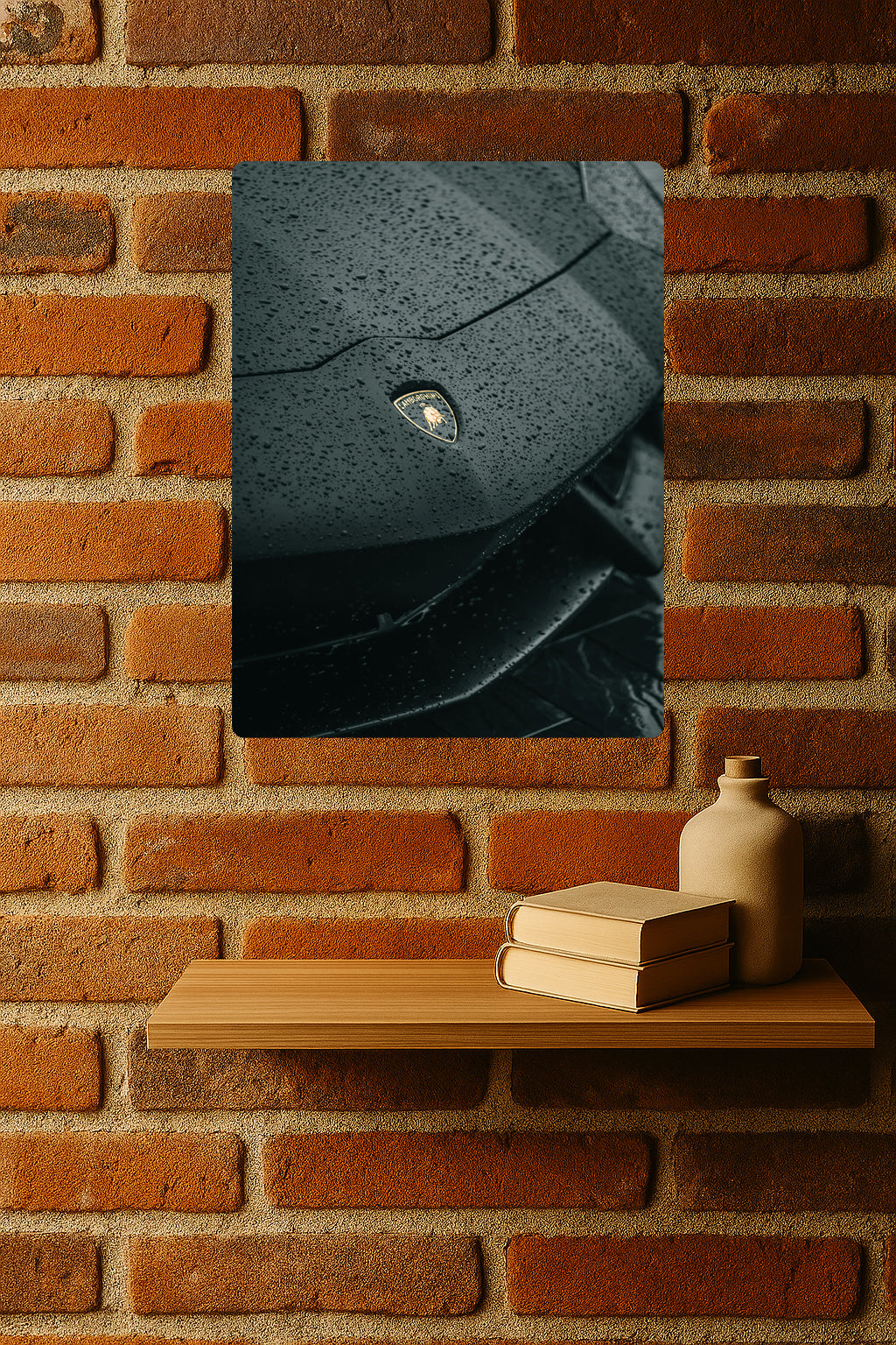 Lamborghini Badge Close Up - Redline Graphics UK