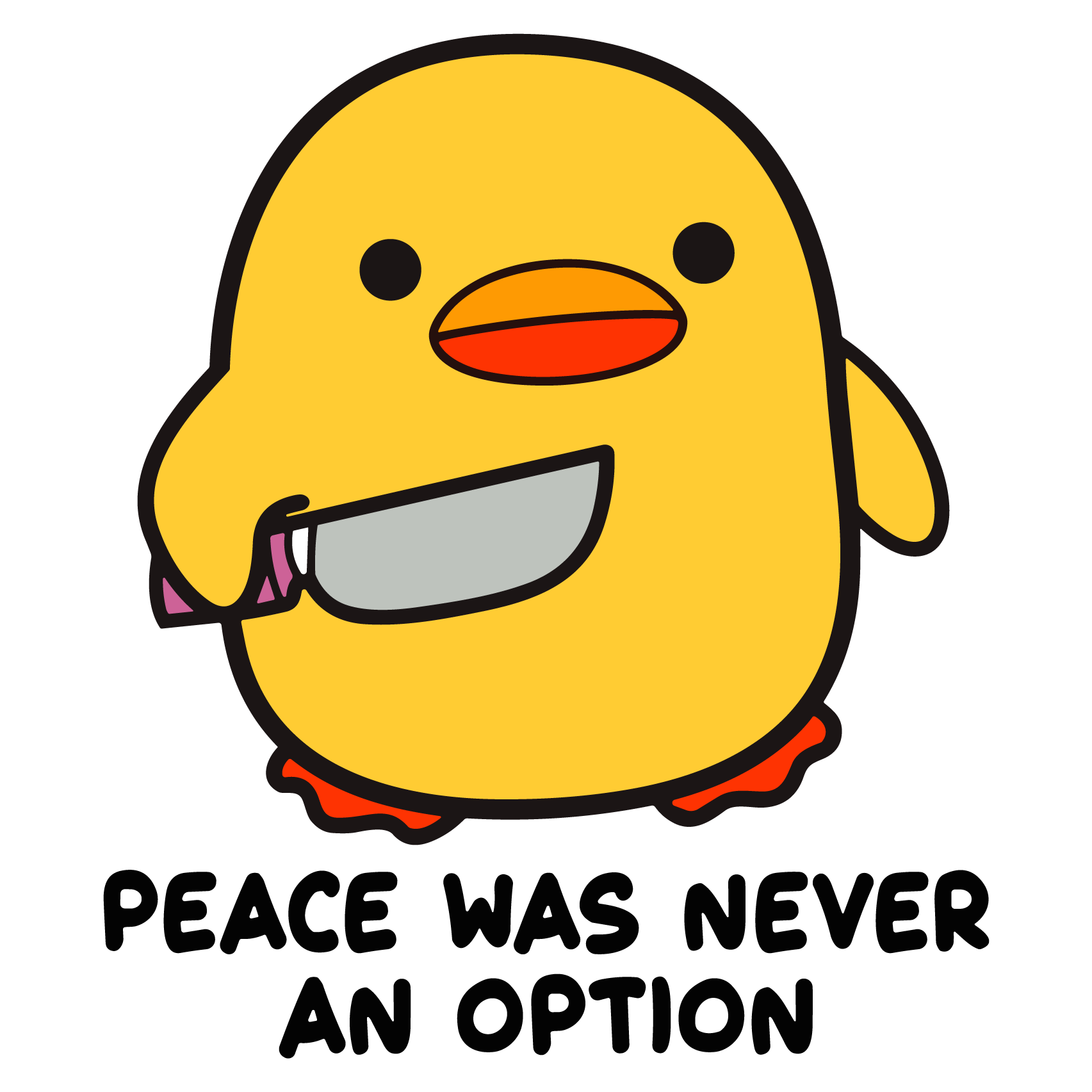 Peace Was Never An Option - Redline Graphics UK