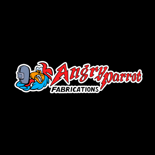 Angry Parrot Sticker (Design 3) - Redline Graphics UK